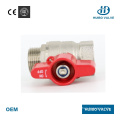 Male Thread Butterfly Handle Brass Ball Valve with Ce Mark